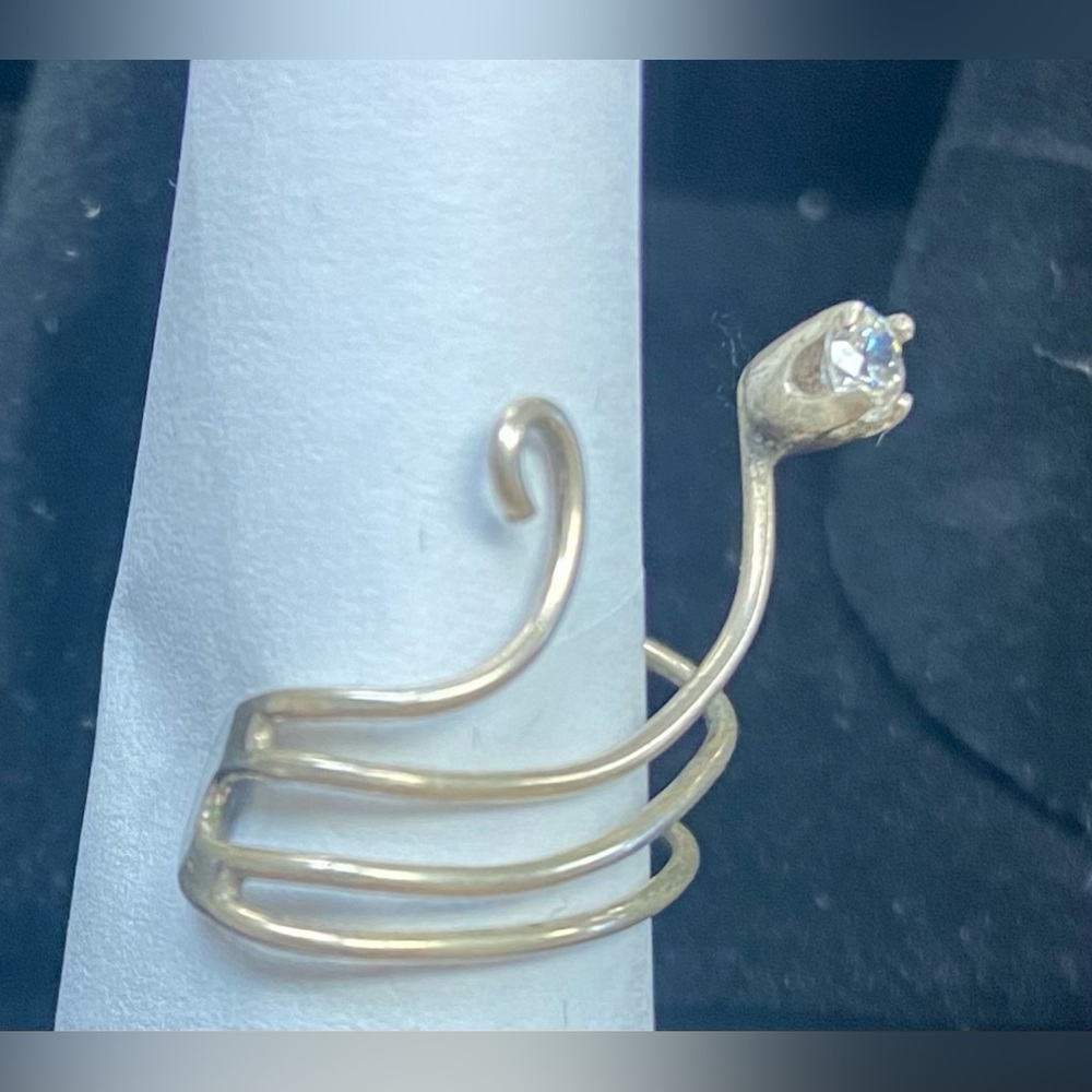 SILVER 9.25 UNIQUE AWESOME LOOKING WOMEN TOE RING